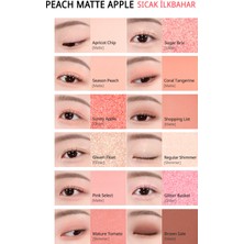 Hafif Dokulu Yoğun Renklere Sahip Göz Farı Paleti CLIO Pro Eye Palette Air (09 Peach Mate Apple)