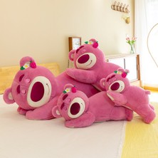 Yeni 50CM Pembe Çilek Ayı Peluş Oyuncak (Yurt Dışından)