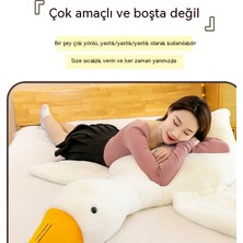 Büyük Beyaz Kaz 90CM Yastık Peluş Oyuncak Bebek (Yurt Dışından)