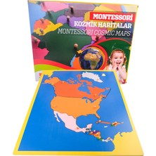 Balatoyz Montessori Kuzey Amerika Haritası Puzzle