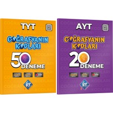 Kr Akademi Yayınları Coğrafyanın Kodları TYT-AYT Coğrafya Çözümlü 50+20 Deneme Seti