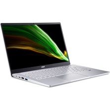 Acer Swift 3 Sf314-43-R09W AMD Ryzen7 5700U 16GB 512GB SSD AMD Radeon Dos 14'' FHD 60 Hz Gümüş Notebook NX.AB1EY.00C