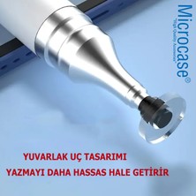 Microcase Universal Telefon Tablet Için 2in1 Disk Uçlu Stylus Dokunmatik Çizim KALEMI-AL4765