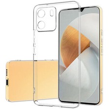 Mobify Vivo Y15S Kılıf Kamera Korumalı Şeffaf Onyx Tpu Süper Silikon Kapak