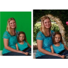 Greenbox Chromakey-  Screen- - Yeşil Fon Perde (3 X4 M) - % 100 Pamuk