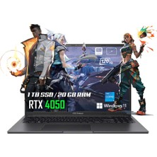 Asus Vivobook 16X I5-13500H 20GB 1tb SSD Fhd 120hz Wuxga 16.0" WIN11 Home Nvidia Geforce Rtx 4050 8gb Taşınabilir Bilgisayar K3605VU-N1066WP1