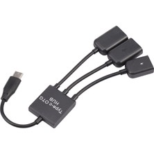 Galaxxy USB 3.1 Tip C 2.0 Dişi + Mikro USB Dişi 3'ü 1 Arada Otg Hub (Yurt Dışından)