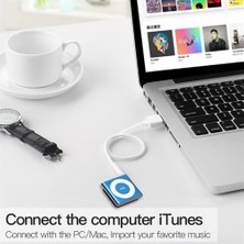 Galaxxy Ipod Shuffle Veri Kablosu USB Mp3 Şarjı Için Uygundur (Yurt Dışından)