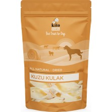 Kito Kurutulmuş Kuzu Kulak Çiğnemelik Köpek Ödül Maması %100 Doğal, Glutensiz, Organik 100 gr (DOG TREAT)