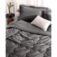 Madame Coco Kaira Tek Kişilik Comforter Set - Antrasit