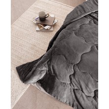 Madame Coco Kaira Tek Kişilik Comforter Set - Antrasit