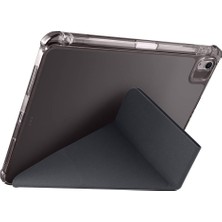 Branzino Apple iPad Air 11INÇ M2 2024 Kılıf Kalem Şarj Bölmeli Case A2902 A2903 A2904