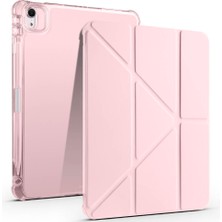 Branzino Apple iPad Air 11INÇ M2 2024 Kılıf Kalem Şarj Bölmeli Case A2902 A2903 A2904