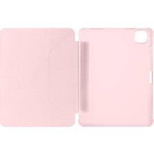 Branzino Apple iPad Air 11INÇ M2 2024 Kılıf Kalem Şarj Bölmeli Case A2902 A2903 A2904