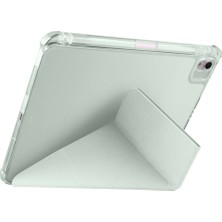 Branzino Apple iPad Air 11INÇ M2 2024 Kılıf Kalem Şarj Bölmeli Case A2902 A2903 A2904