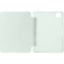 Branzino Apple iPad Air 11INÇ M2 2024 Kılıf Kalem Şarj Bölmeli Case A2902 A2903 A2904