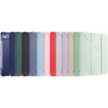 Branzino Apple iPad Air 11INÇ M2 2024 Kılıf Kalem Şarj Bölmeli Case A2902 A2903 A2904