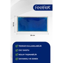 Sıcak Soğuk Kompres Jel Termojel 13X26CM, Isıtır Soğutur Agrı Giderir, Buz Paketi Jel 3 Adet