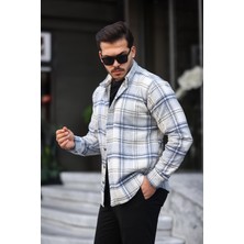 Miron Gri Ekose Regular Fit Oduncu Gömleği- 2450