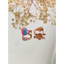 BerCio Store 925 Ayar Gümüş Istiridye Çocuk Küpe