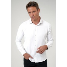 Süvari  Süvari Armürlü Slim Uzun Kol Gömlek