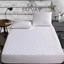 Suvay 70 x 140 Sıvı Geçirmez Bebek Yatak Alezi Kapitone Fitted Çarşaf Alez