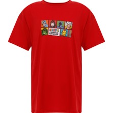 Lumberjack Bl Marvel 11GFB627 4fx Kırmızı Erkek Çocuk Kısa Kol T-Shirt