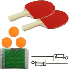 Attack Sport BSR-809 Ağ Demir Set 2 Raket + 3 Top