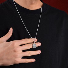 Ebrar Silver Gümüş Akrep Burcu Kolye 925 Ayar Gümüş Akrep Burç Unisex Kolye