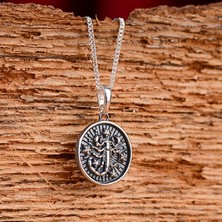 Ebrar Silver Gümüş Akrep Burcu Kolye 925 Ayar Gümüş Akrep Burç Unisex Kolye