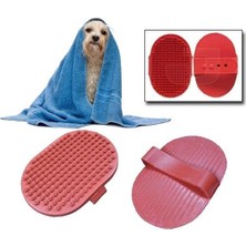 Go İthalat Ergonomik Masajlı Evcil Hayvan Kedi Köpek Yıkama Fırçası Aparatı (4778)