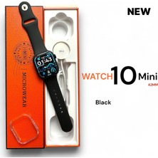 Microwear WATCH10 Mini 1.52 Inç Amoled Ekran 42MM Akıllı Saat 2gb