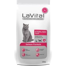 La Vital Sterilised Somonlu Kısırlaştırılmış Kedi Maması 12 kg