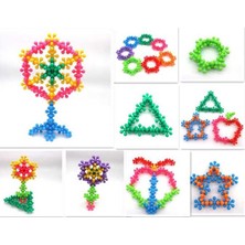 Yafa Toys Kar Tanesi Eğitici Yaratıcı Molekül Stem Eğitimi Uyumlu 5 Renk 120 Parça Eğitici Oyuncak