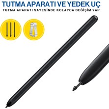 Techmaster Samsung Galaxy Z Flip 4 Uyumlu S Pen Dokunmatik Stylus Kalem ve Yedek Uç