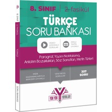 8. Sınıf Türkçe Soru Bankası 3'lü Fasikül