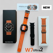 W7 Watch Ultra2  Pusula Amoled Ekran 1.43 Inç Akıllı Saat