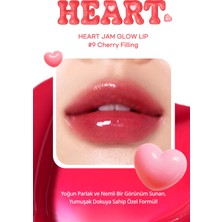 Yoğun Nemlendirici, Parlak Bitişli Balm PERIPERA Heart Jam Glow Lip (9Cherry Filling)(Lucky Lottery)