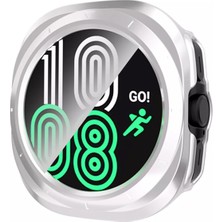 Microcase Samsung Galaxy Watch 7 Ultra Ekran Korumalı Sert Rubber Kılıf - AL3173