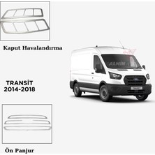 Alminox Oto Aksesuar Ford Transit 2014-2018 Kaput Havalandırma-Ön Panjur Set