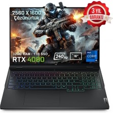 Lenovo Legion Pro 7 16IRX9H 83DE0086TR Intel Core I9-14900HX 32GB Ddr5 1tb SSD RTX4080 12GB 16 Inç 240Hz Wqxga Freedos Gaming Laptop