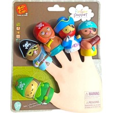 Periyedi Finger Puppet Korsanlar Parmak Kukla Seti 5 Korsanlı Oyuncak Parmak Kukla