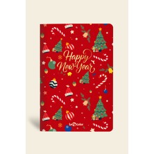 Le Color 4'lü Yeni Yıl Defter Seti Çizgisiz 13 x 20 Happy New Year