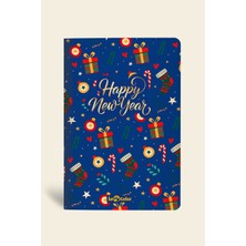 Le Color 4'lü Yeni Yıl Defter Seti Çizgisiz 13 x 20 Happy New Year