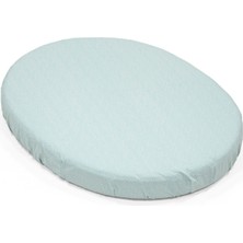 Sleepi™ Mini Fitted Sheet Dots Sage