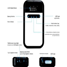 Zoli Kablosuz Şarjlı Araç,motosiklet,hava Pompası,lastik Şişirme ve 3600 Mah Powerbank Özellikli