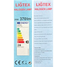 Lığtex 28W 2800K (Sarı Işık) E14 Duylu Aspiratör Ampulü (2 Adet)