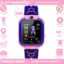 Starwomen X90 Sim Kartlı Lbs Konumlu Akıllı Çocuk Saati - Pembe