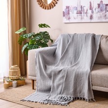 Evidea Soft Koltuk Şalı - Gri - 180X210 cm