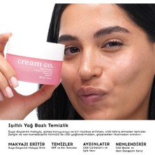 Cream Co. Balm Yüz Temizleyici | Aydınlatıcı Nem Makyaj Temizleme | Hyaluronik Asit | Tüm Cilt Tipleri